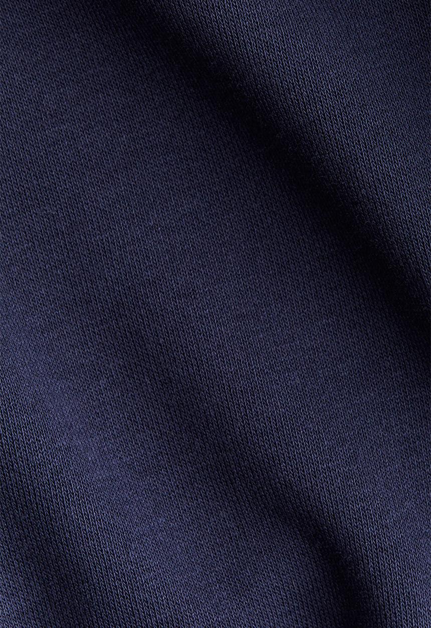 H&M - Cropped zip-through hoodie - navy blue