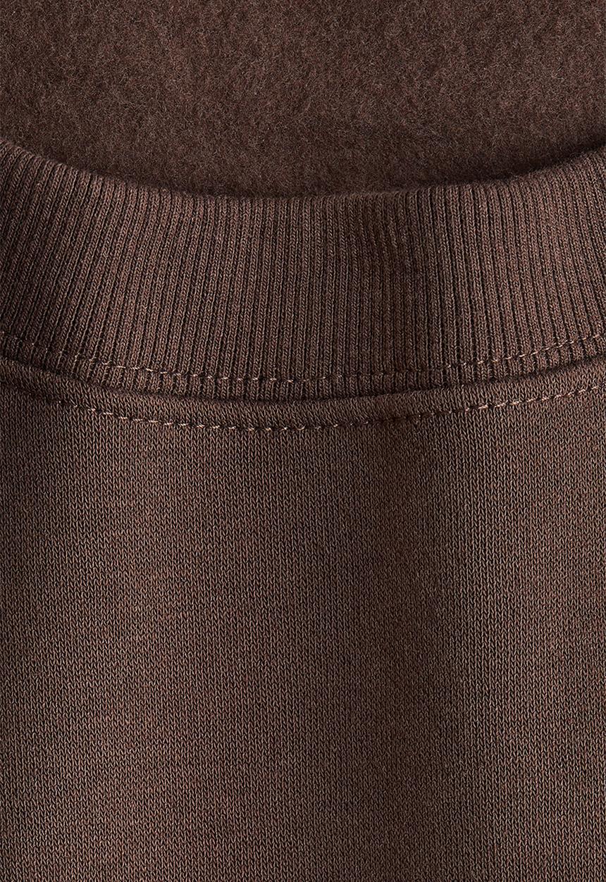 H&M - Text-motif sweatshirt - dark brown paris 