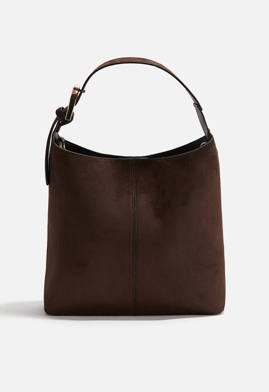 H&M - Napped crossbody bag - dark brown