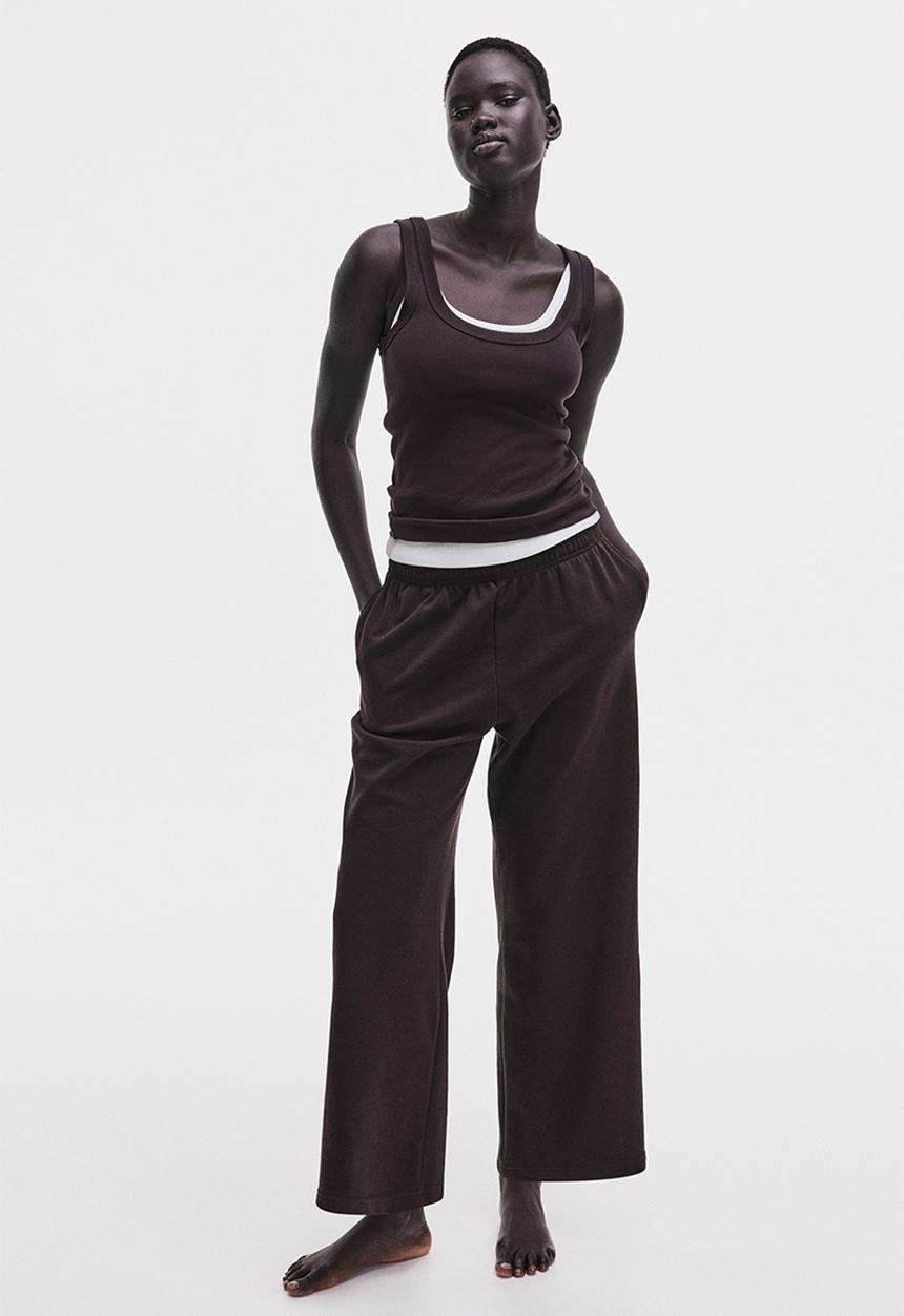 H&M - Sweatpants - dark brown