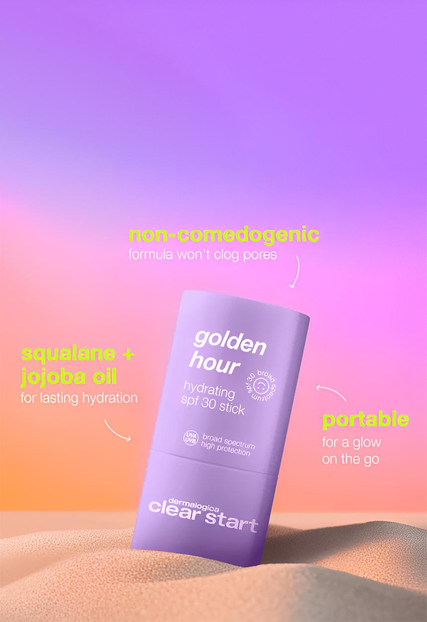Clear Start by dermalogica - Golden Hour Hydrating SPF30 Stick - 20g