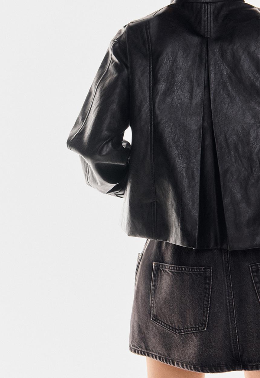 H&M - Aviator jacket - black