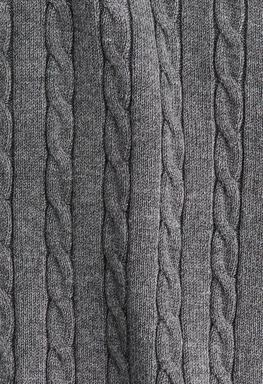 H&M - Cable-knit cardigan - grey