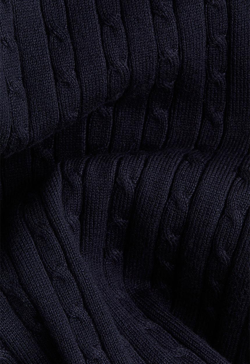 H&M - Cable-knit jumper - navy blue
