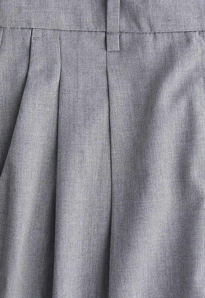 H&M - Wide tailored trousers - grey marl