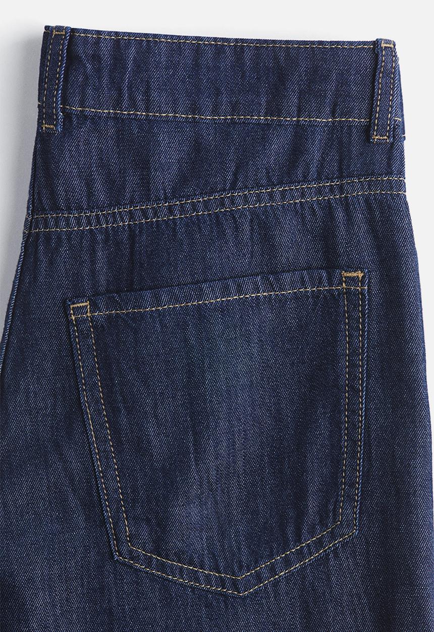 H&M - Wide regular jeans - dark denim blue