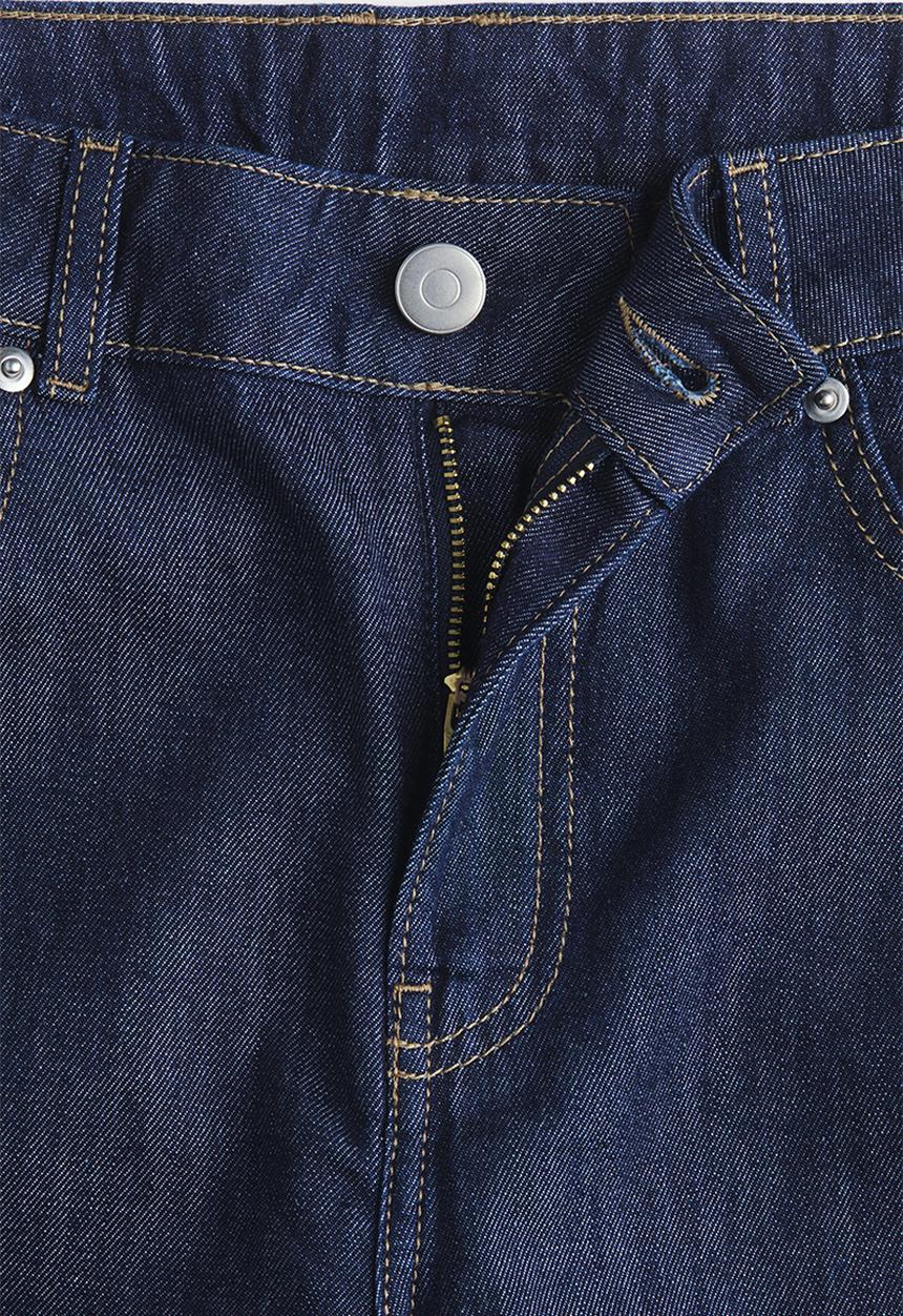 H&M - Wide regular jeans - dark denim blue