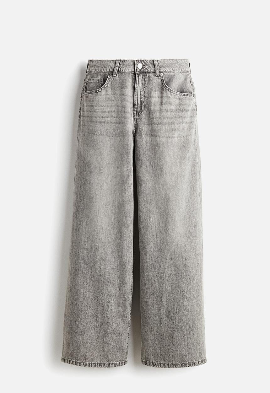 H&M - Wide regular jeans - denim grey