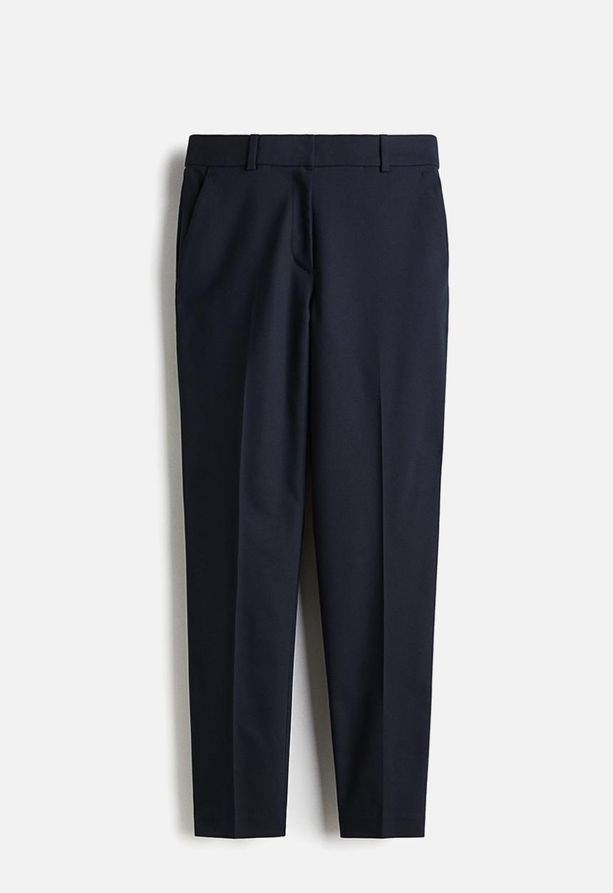 H&M - Cigarette trousers - navy blue 