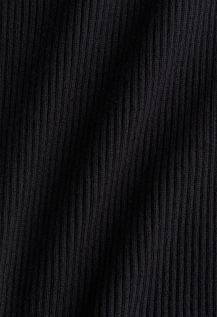 H&M - Frill-trimmed cardigan - black