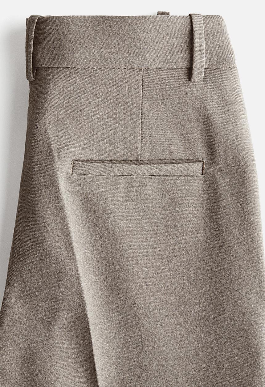 H&M - Cigarette trousers - dark mole