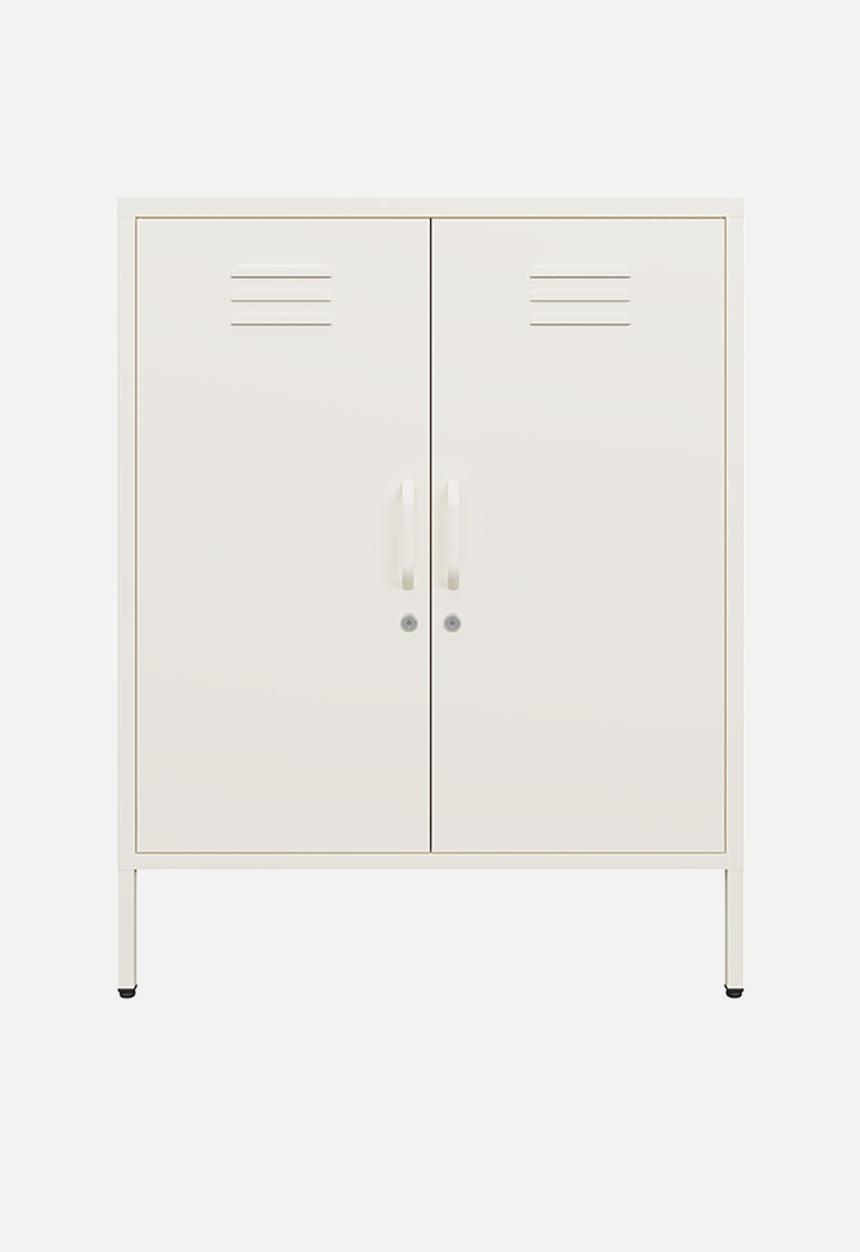 Popstrukt - Sugar Cube Storage Cabinet - Soft White