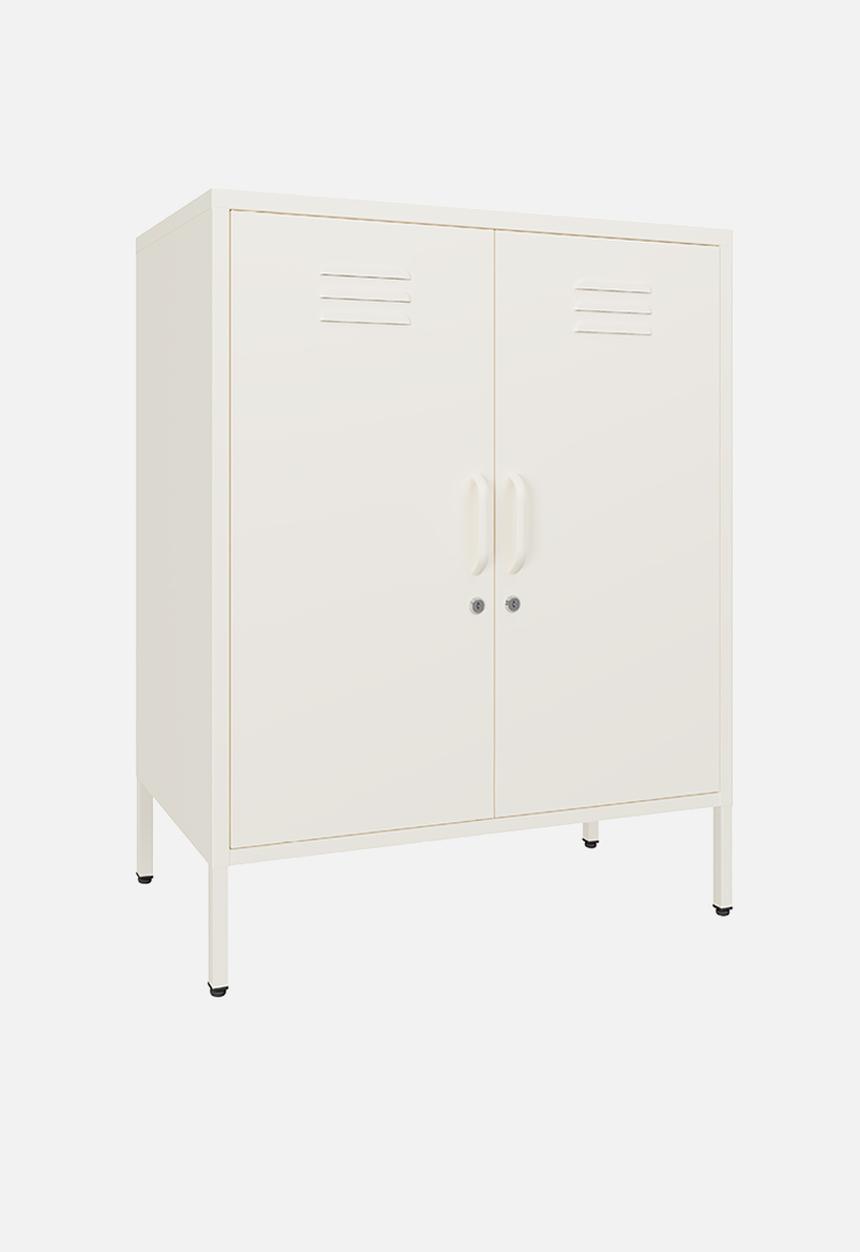 Popstrukt - Sugar Cube Storage Cabinet - Soft White