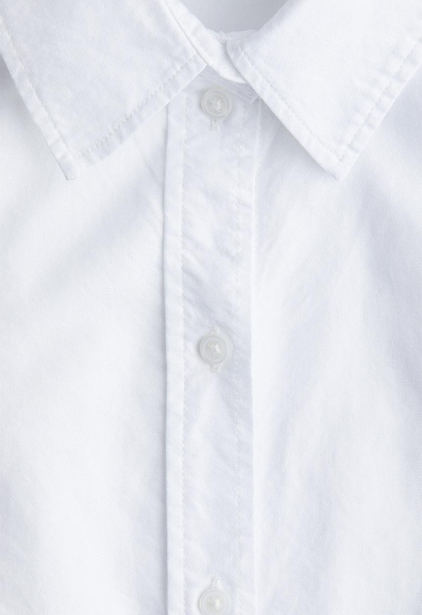 H&M - Fitted oxford shirt - white