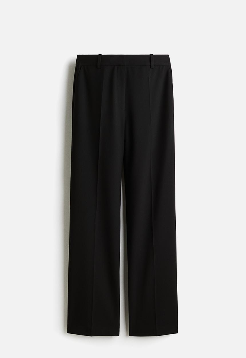 H&M - Straight trousers - black