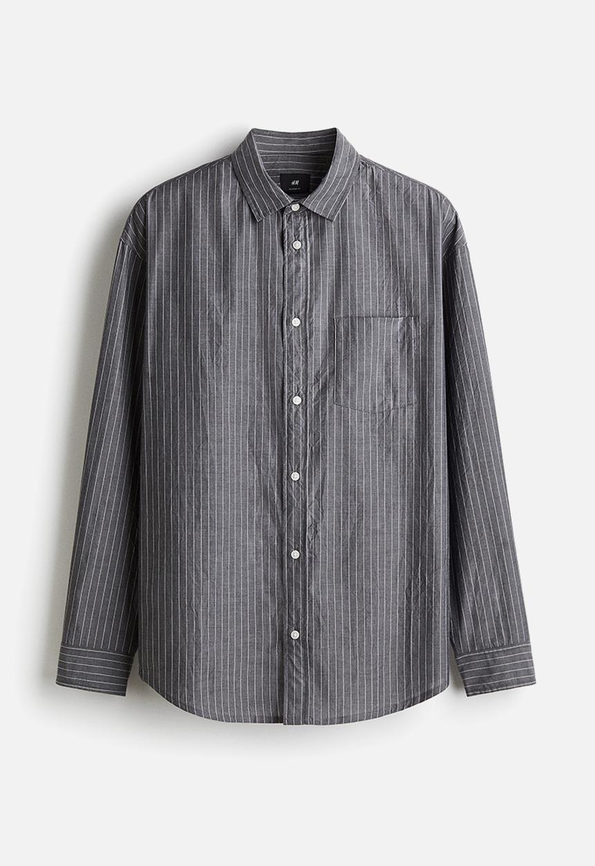 H&M - Relaxed fit shirt - grey