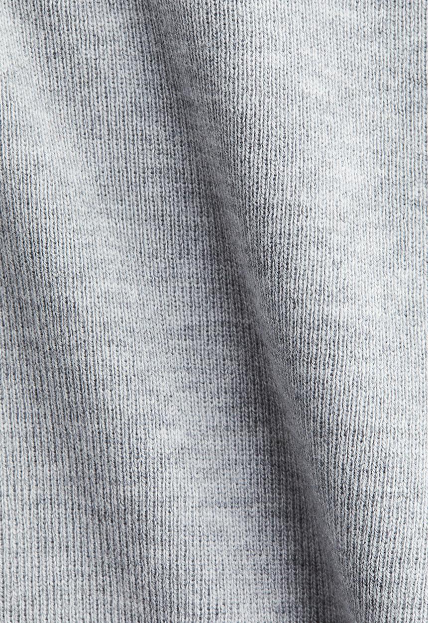 H&M - Wide fine-knit trousers - grey marl