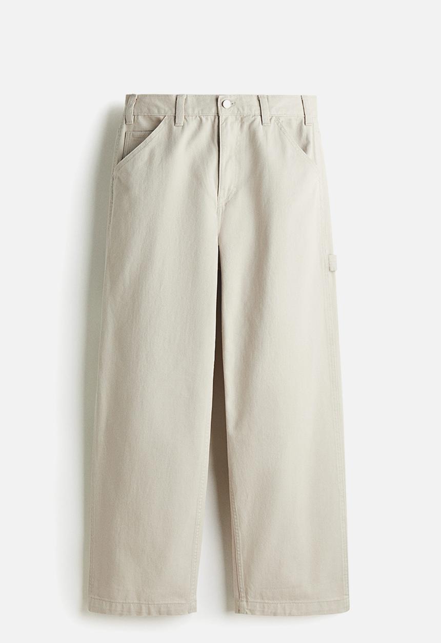 H&M - Relaxed fit worker trousers - beige