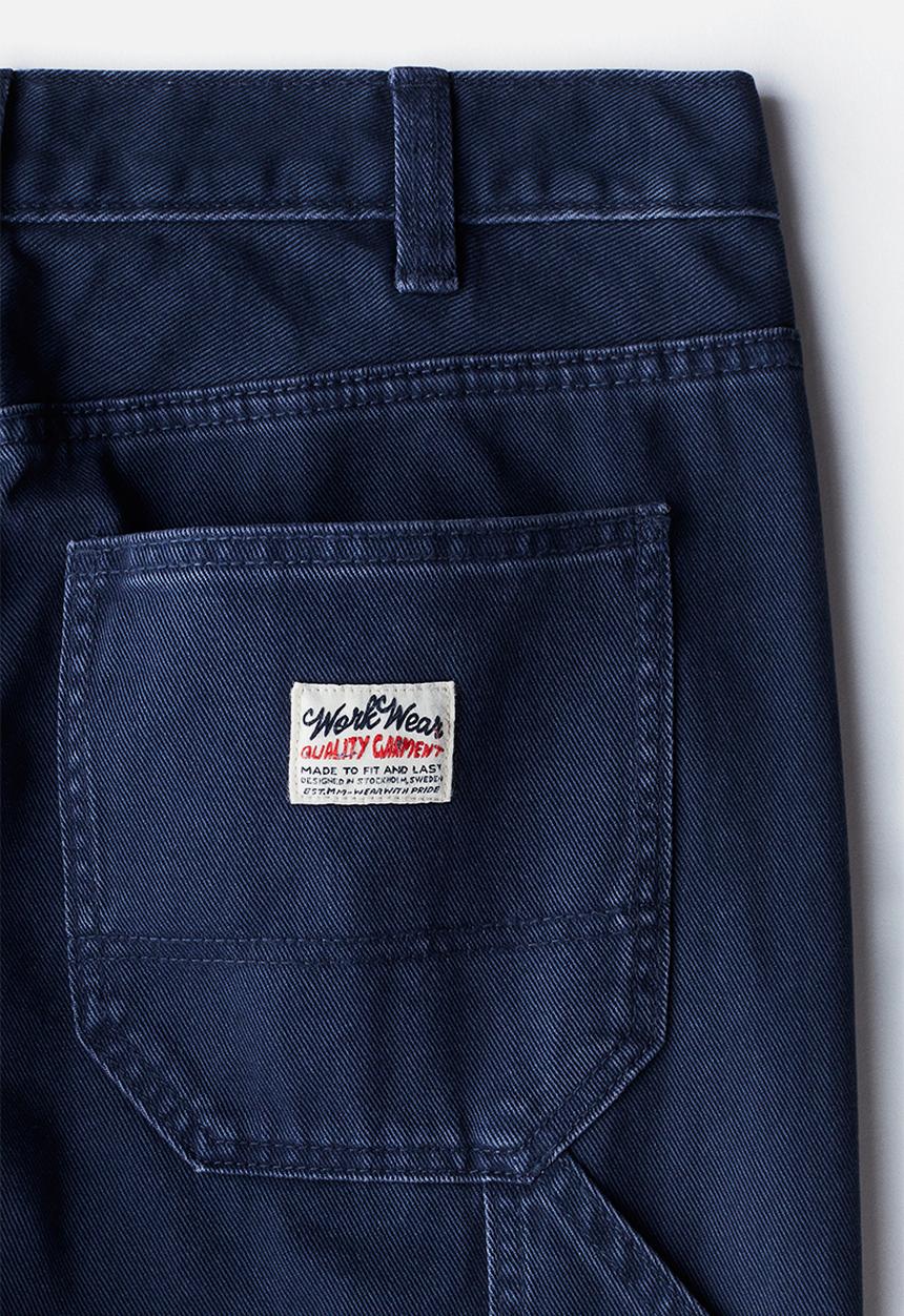 H&M - Relaxed fit worker trousers - navy blue