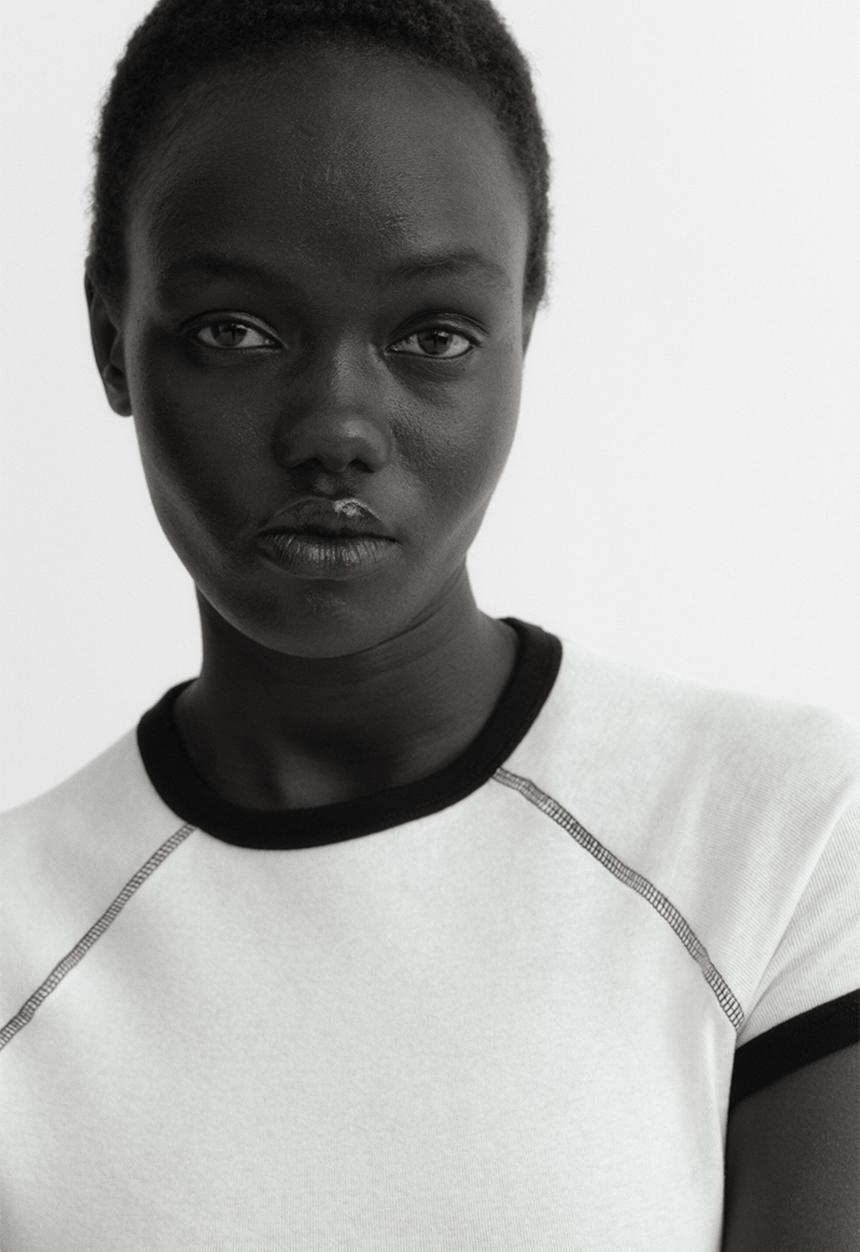 H&M - Cropped t-shirt - white