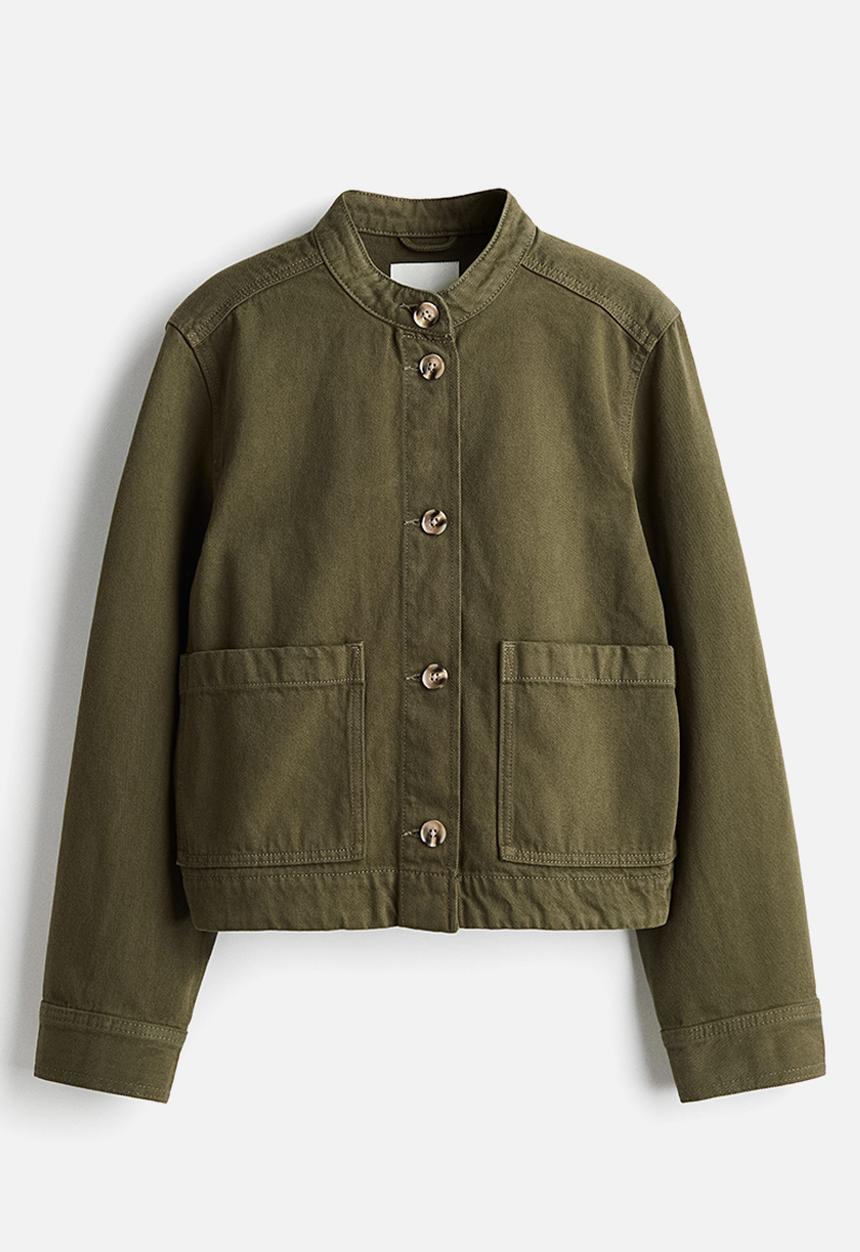 H&M - Twill jacket - green
