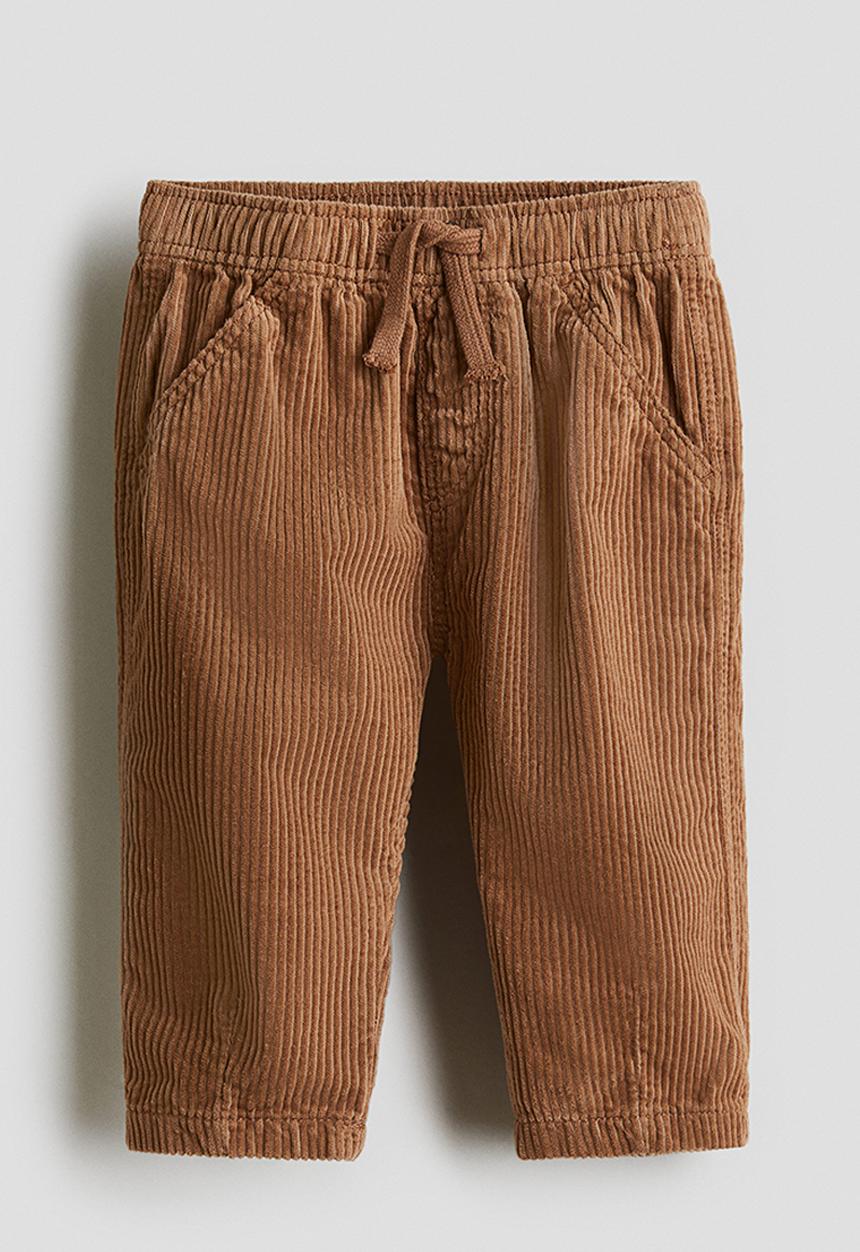 H&M - Cotton corduroy trousers - brown