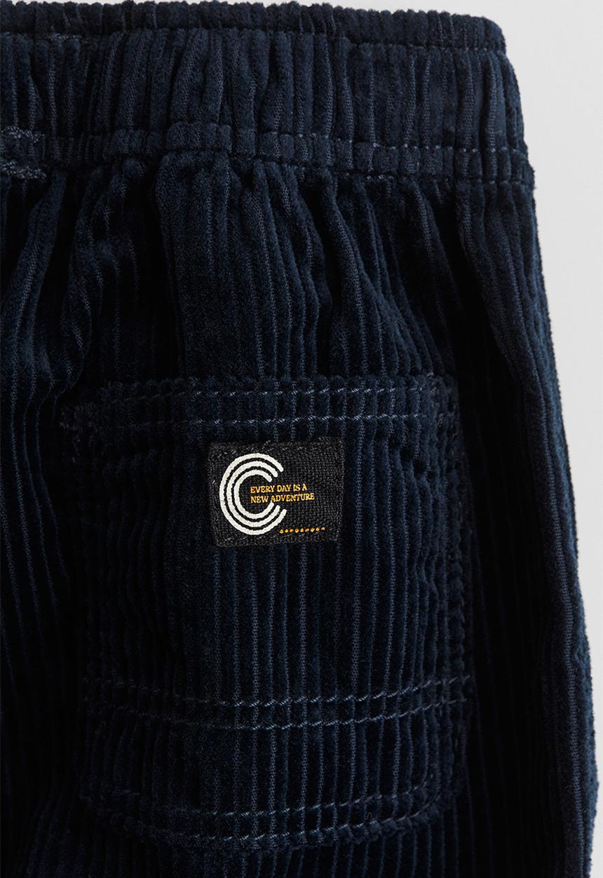 H&M - Cotton corduroy trousers - navy blue