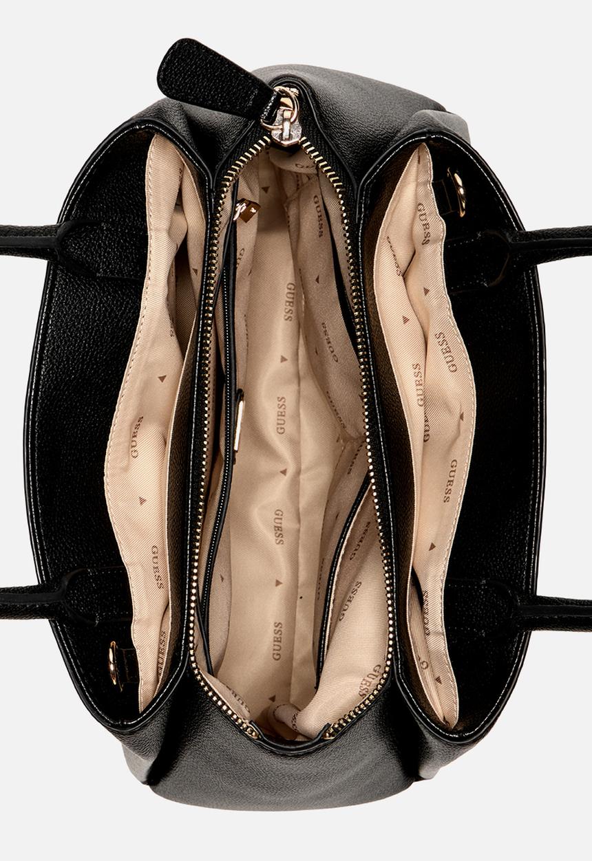 GUESS - Isola 3 Comp Satchel - Black