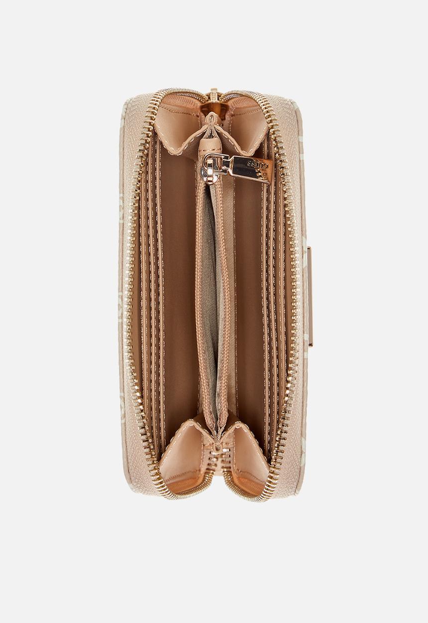 GUESS - Laurel Ii Slg Med Zip Around - Taupe