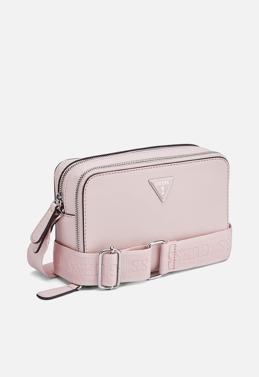 GUESS - Viviette Mini Dbl Zip Crossbody - Pink