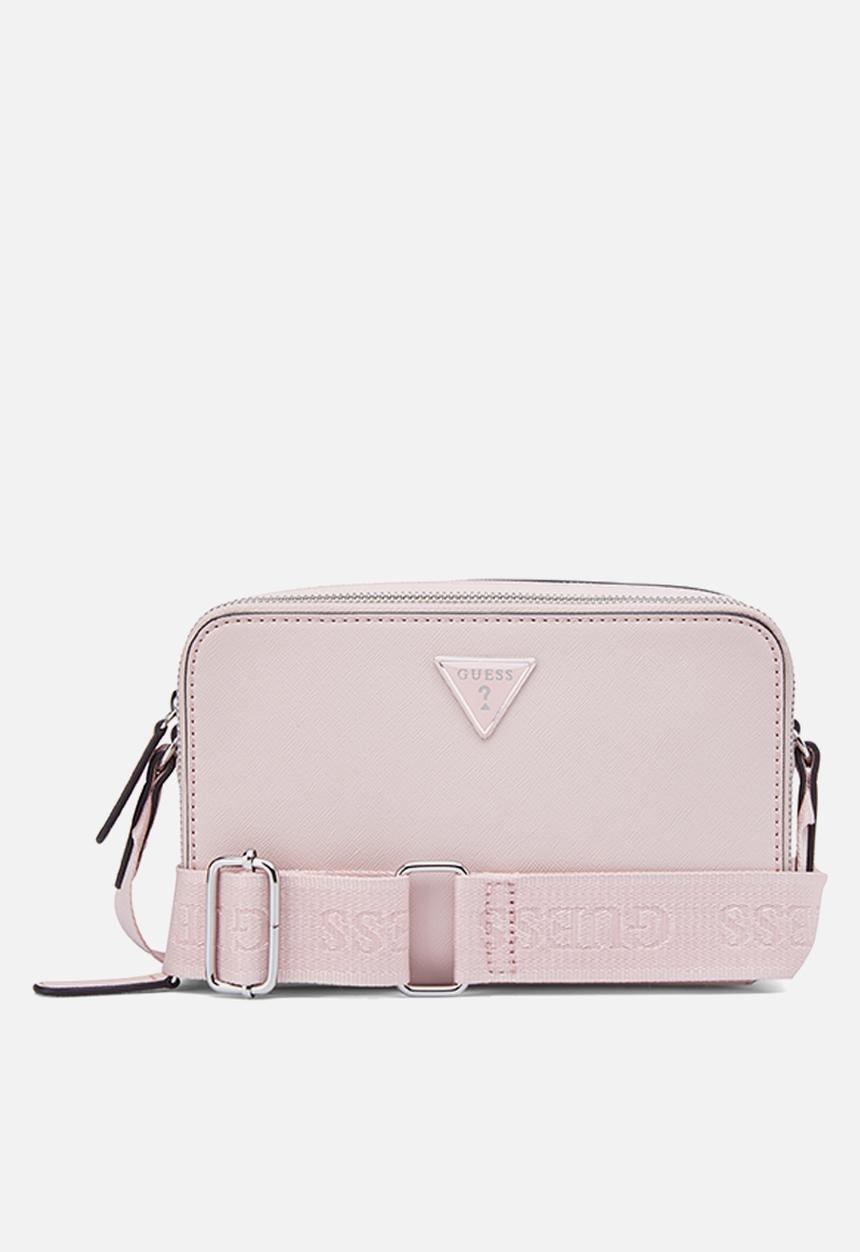 Viviette Mini Dbl Zip Crossbody -Pink