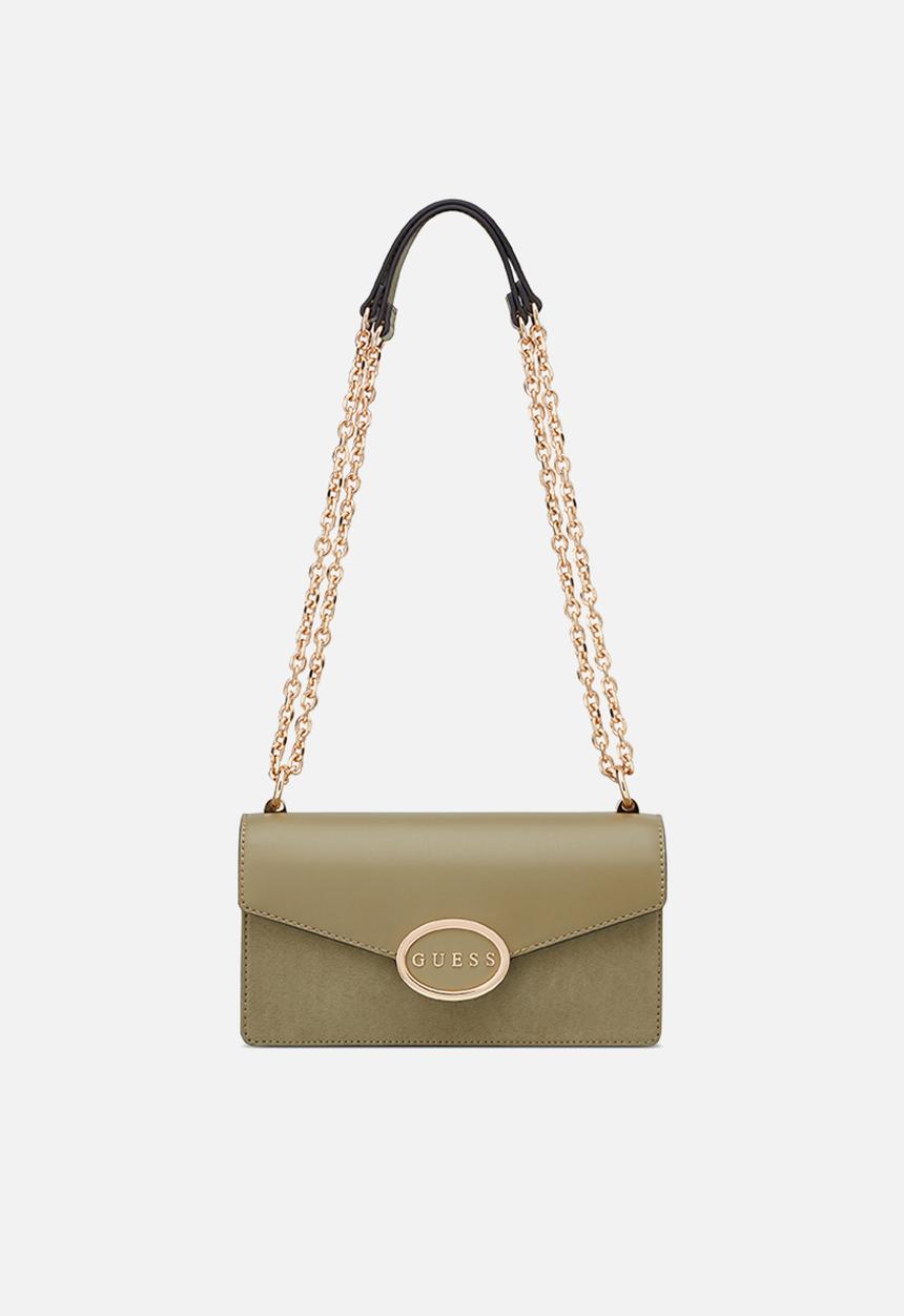 GUESS - Gracia Convertible Crossbody Flp - Olive