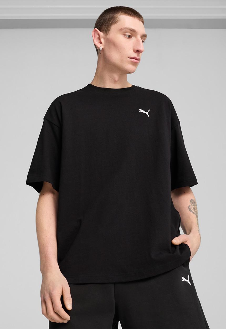 PUMA - WARDROBE ESS Oversized Tee M - PUMA Black