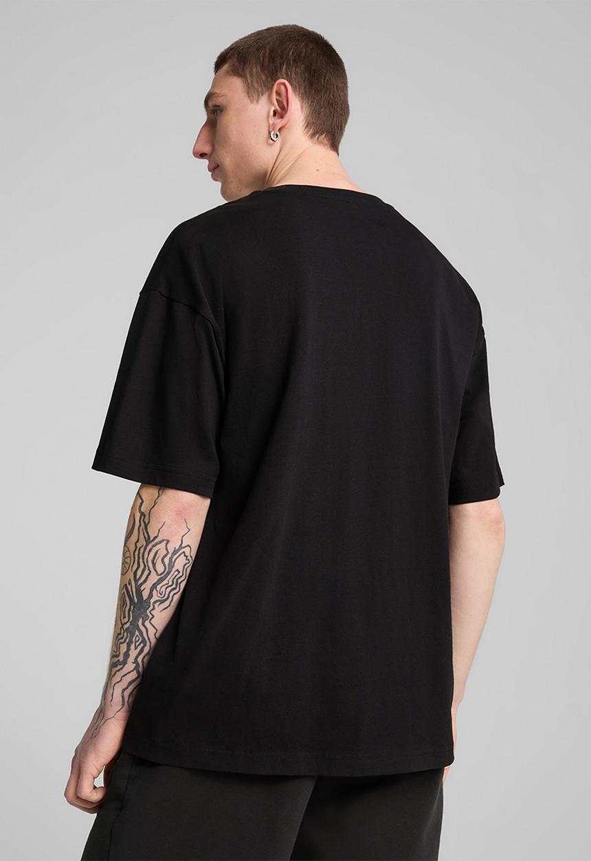 PUMA - WARDROBE ESS Oversized Tee M - PUMA Black