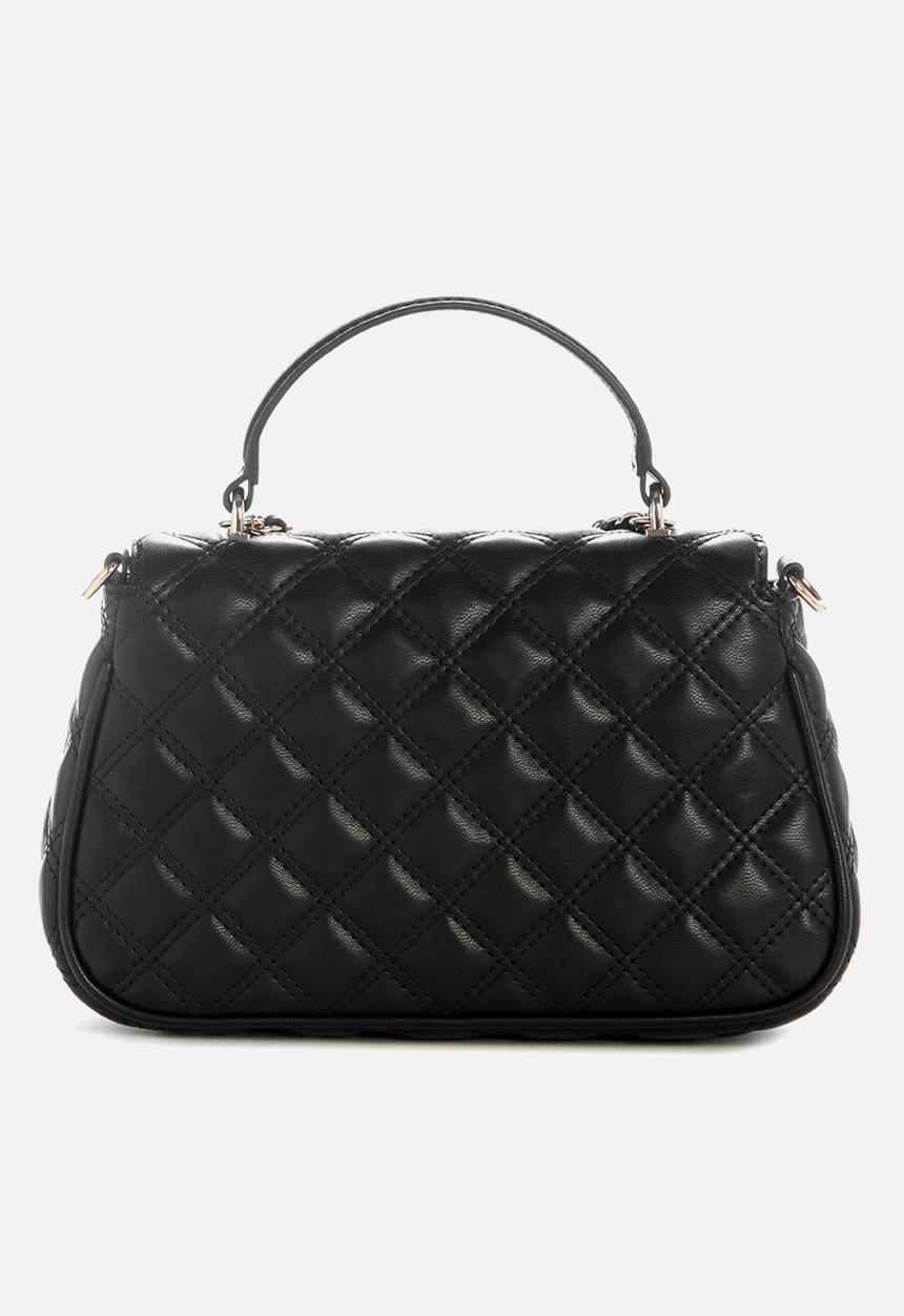GUESS - Giully ii top handle flap- black