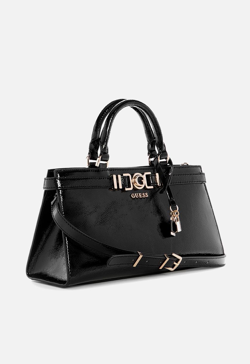 GUESS - Cirene triple comp satchel bag- black