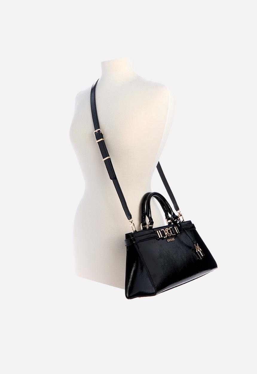 GUESS - Cirene triple comp satchel bag- black