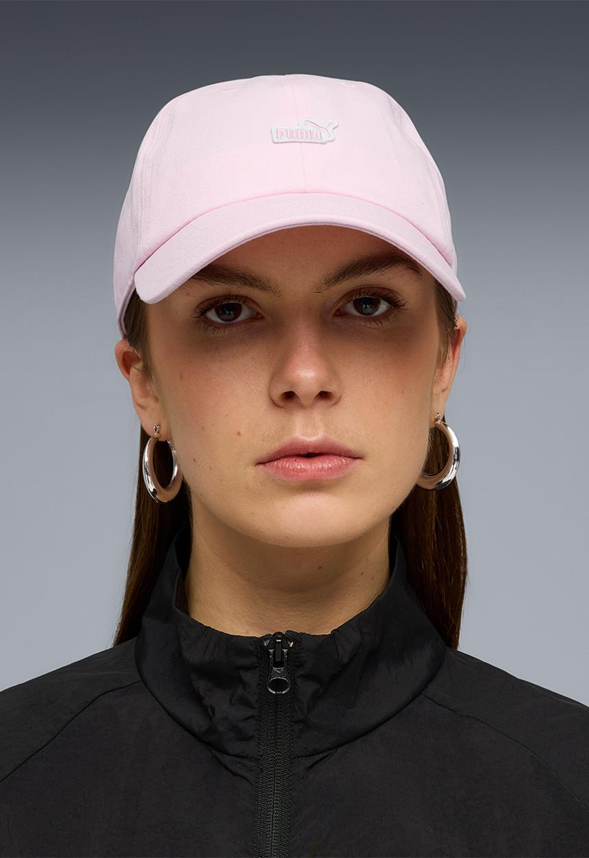 PUMA - Ess no. 1 logo patch bb cap- pearl pink