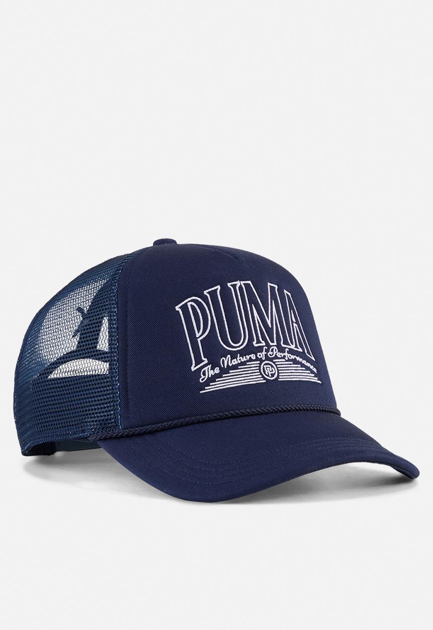 PUMA - Vintage Puma Trucker Cap - Puma Navy