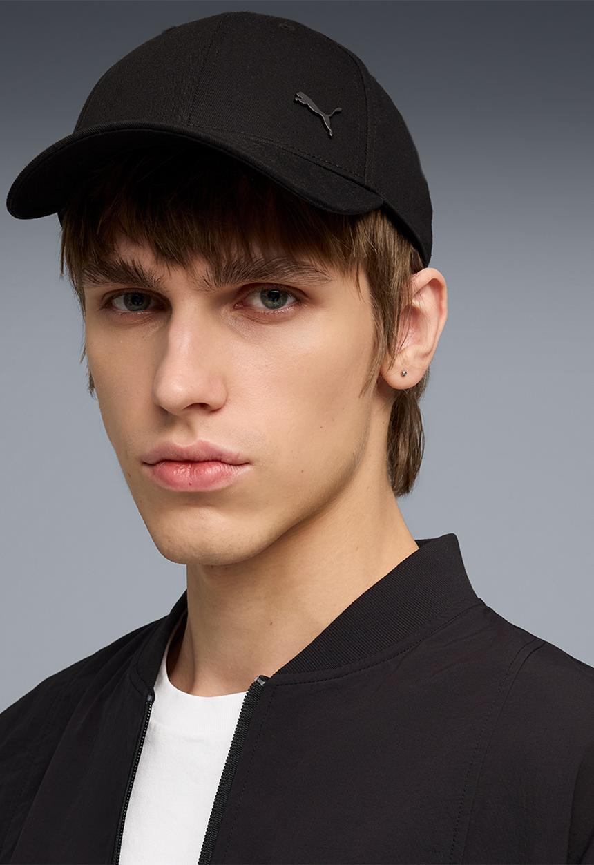 PUMA - Ess Elevated Metal Puma Cat Bb Cap - Puma Black