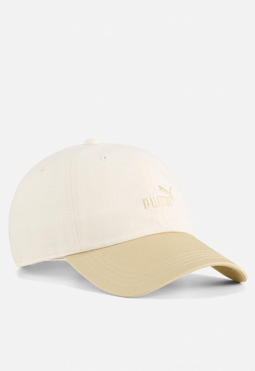 Ess No 1 Color Block Dad Cap - Alpine Snow-Toasted Almond