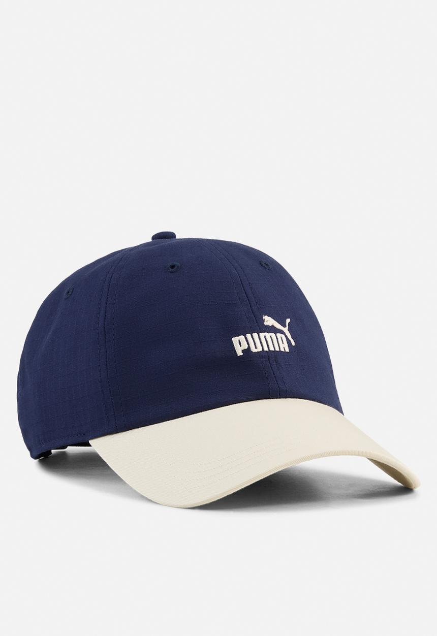 PUMA - Ess No 1 Color Block Dad Cap - New Navy-Alpine Snow