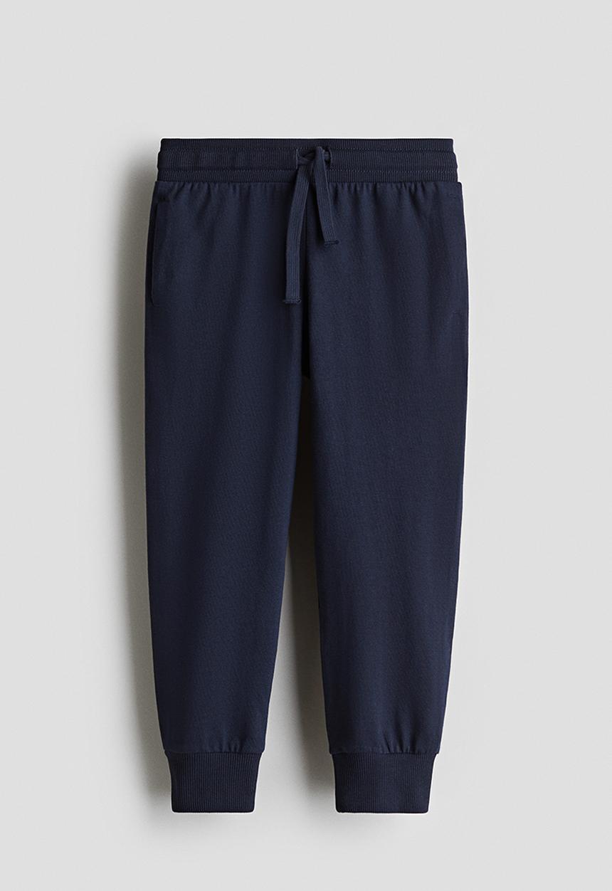 H&M - Jersey joggers - navy blue