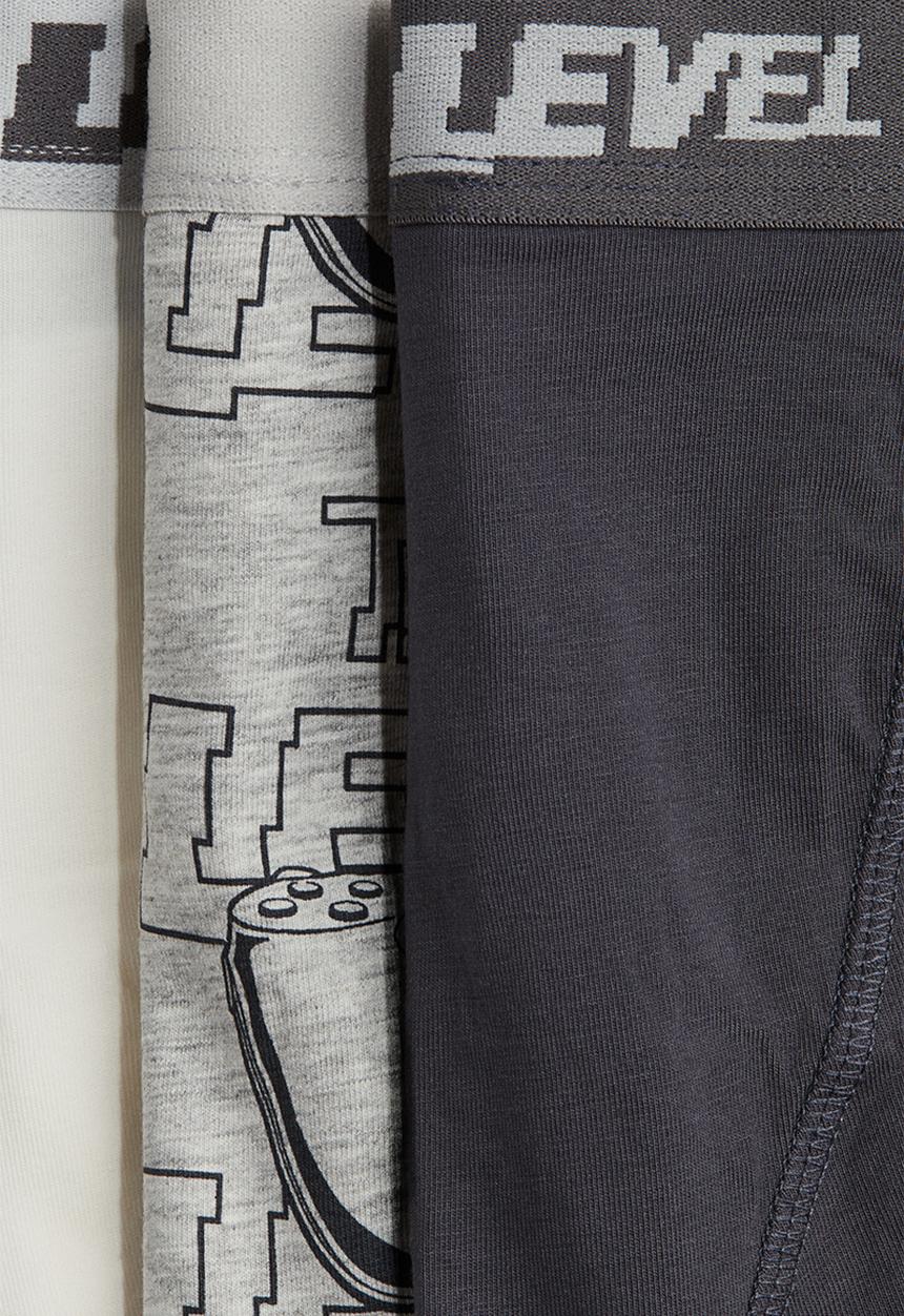 H&M - 5-pack trunks - grey level