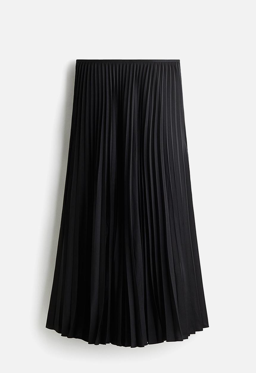 H&M - Pleated skirt - black