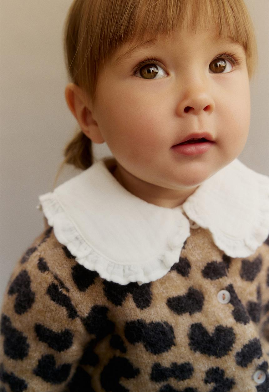 H&M - Patterned cardigan - beige/leopard print