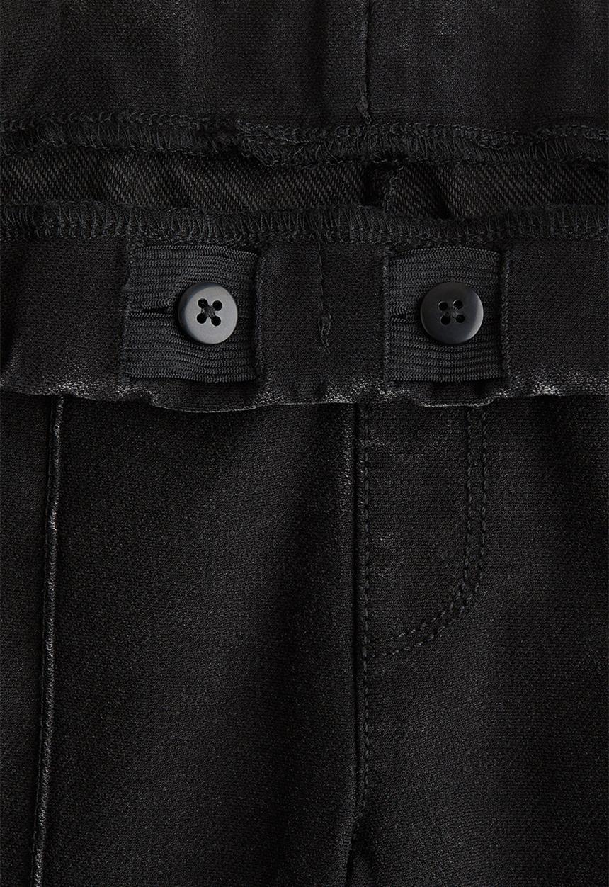 H&M - Flared jeggings - washed black