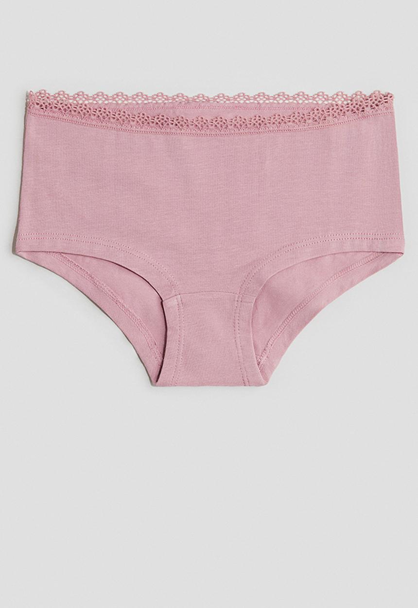 H&M - 5 pack hipster briefs - pink & white