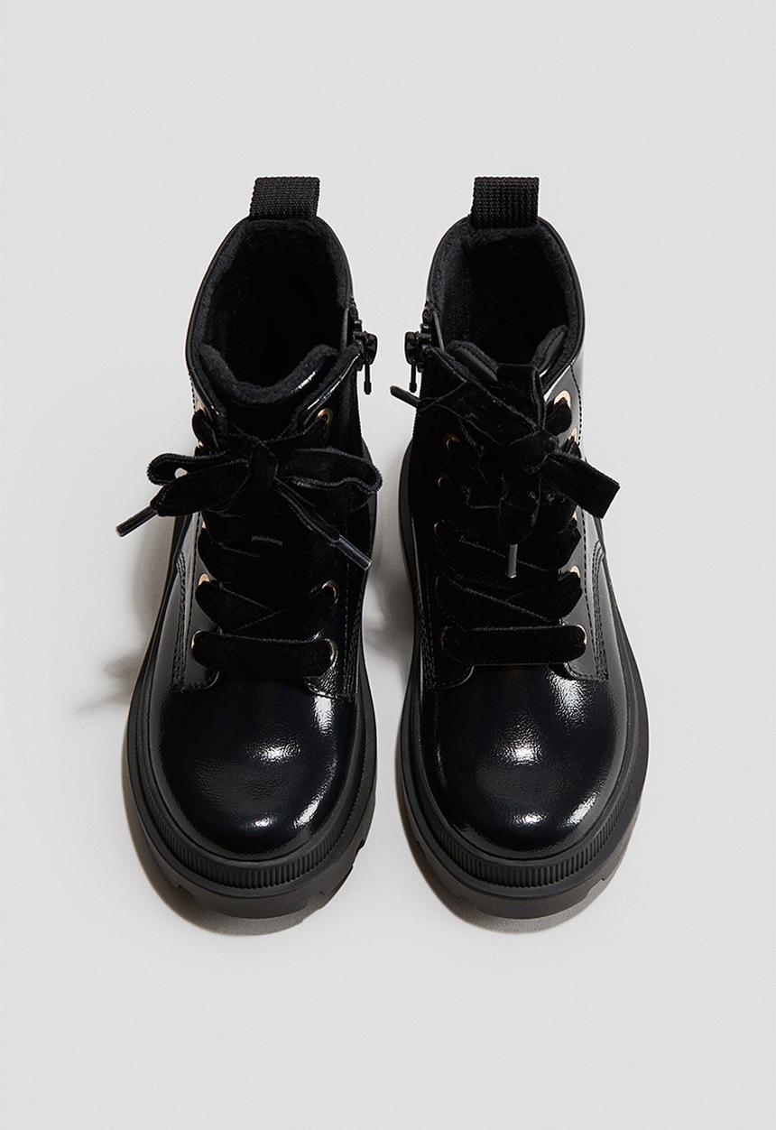 H&M - Lace-up boots - black