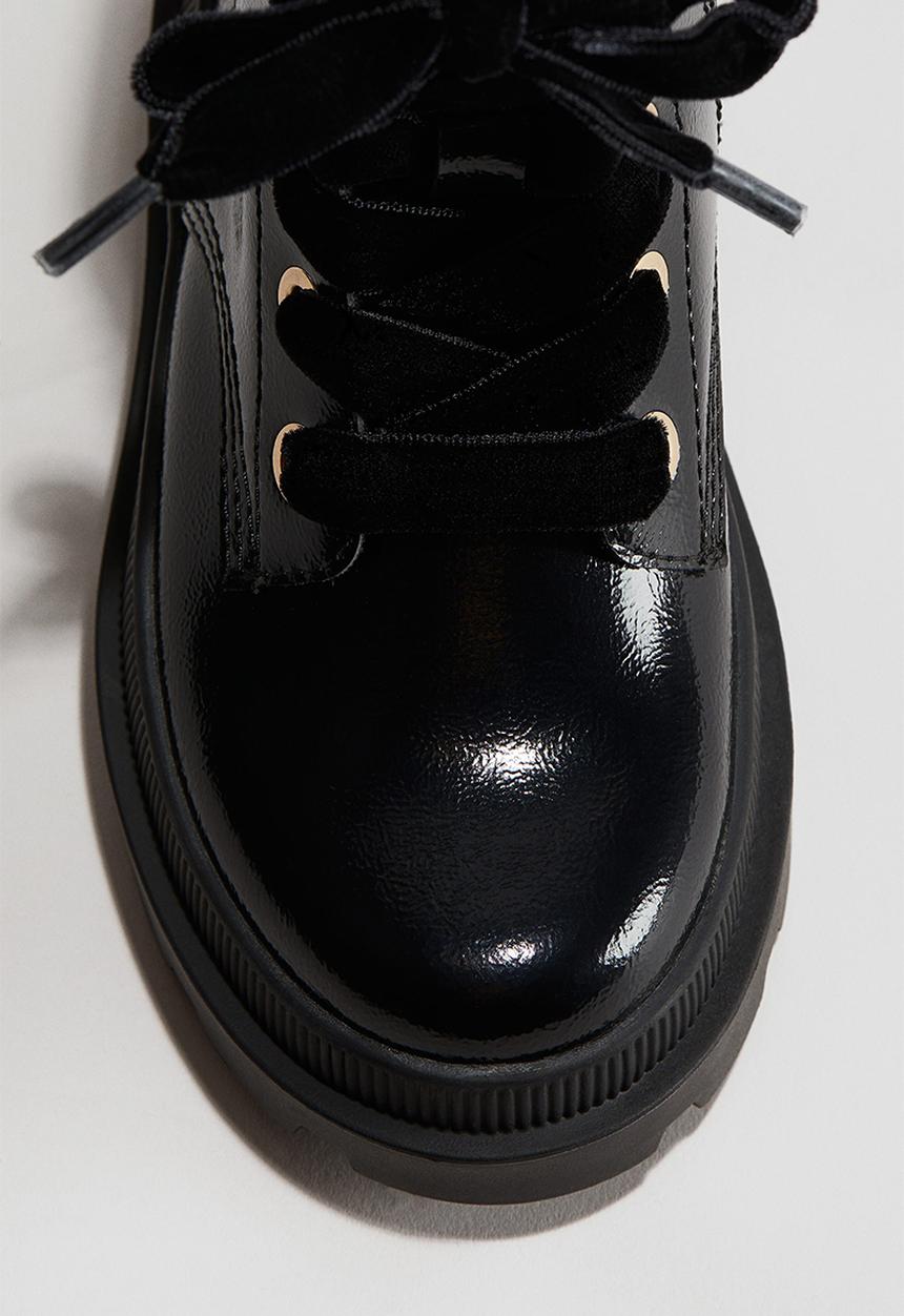 H&M - Lace-up boots - black
